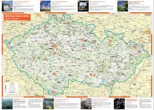Mapa hrady, zámky, elektrárny