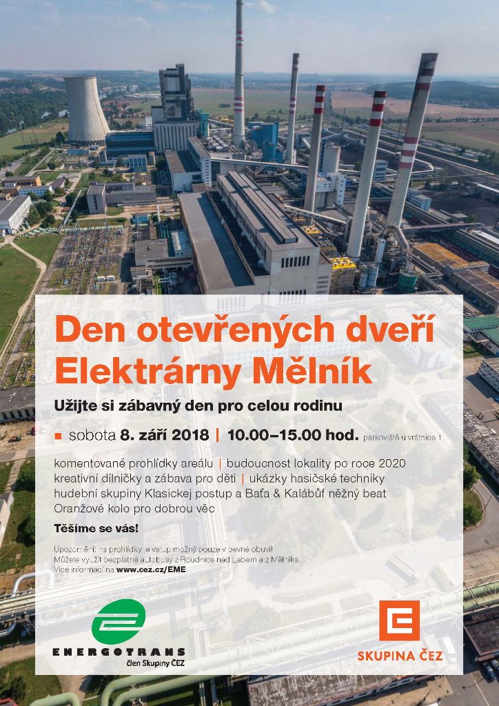 Den otevřených dveří Elektrárny Mělník