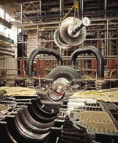 Montáž turbogenerátoru 1000 MW