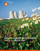 Roční zpráva o provozu JE 2007