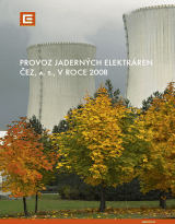 Roční zpráva o provozu JE 2008