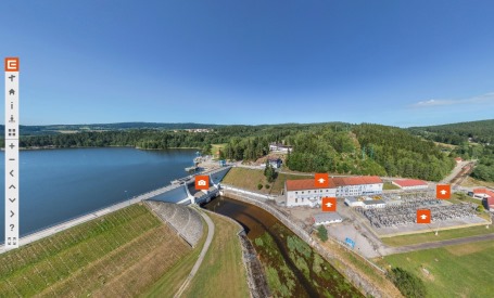virtuální prohlídka VE Lipno