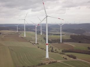 Wind power plants Germany