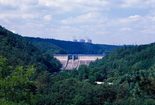 The Mohelno Hydro Power Station