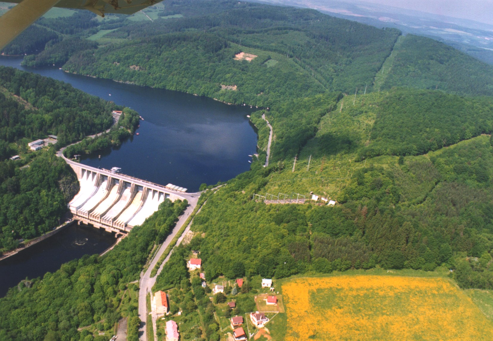 The Slapy Hydroelectric Power Station