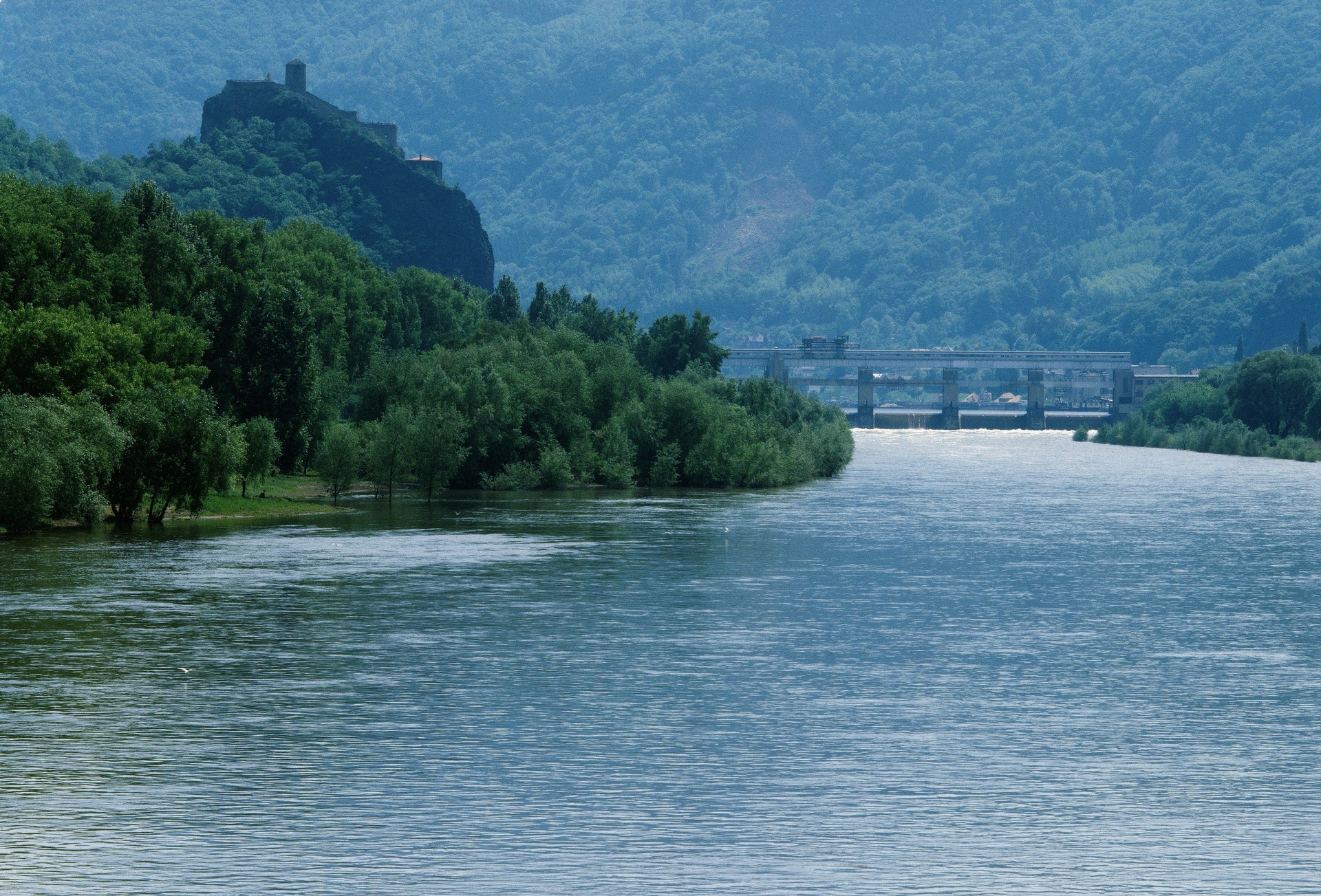 The Střekov Hydro Power Station