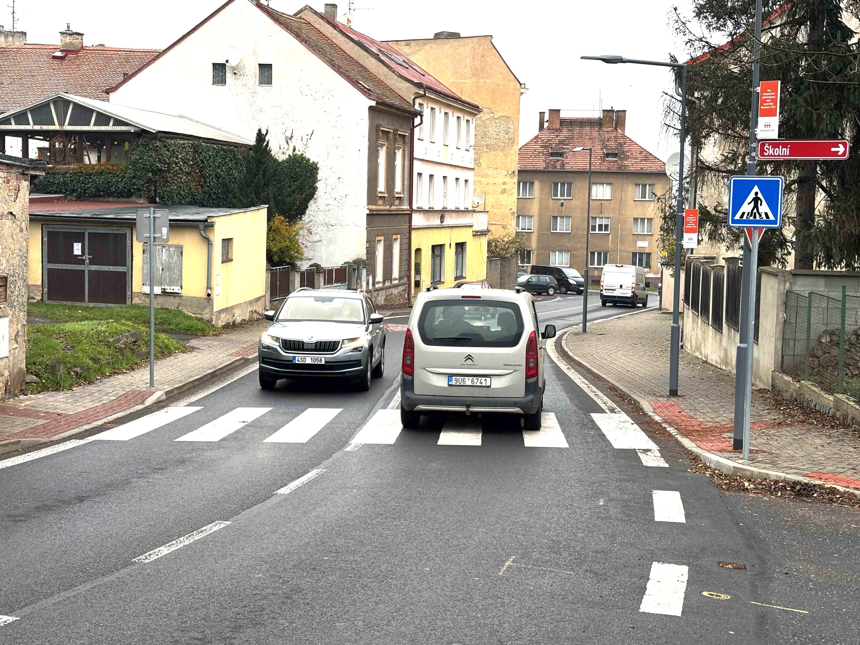 Oranžový přechod Bílina