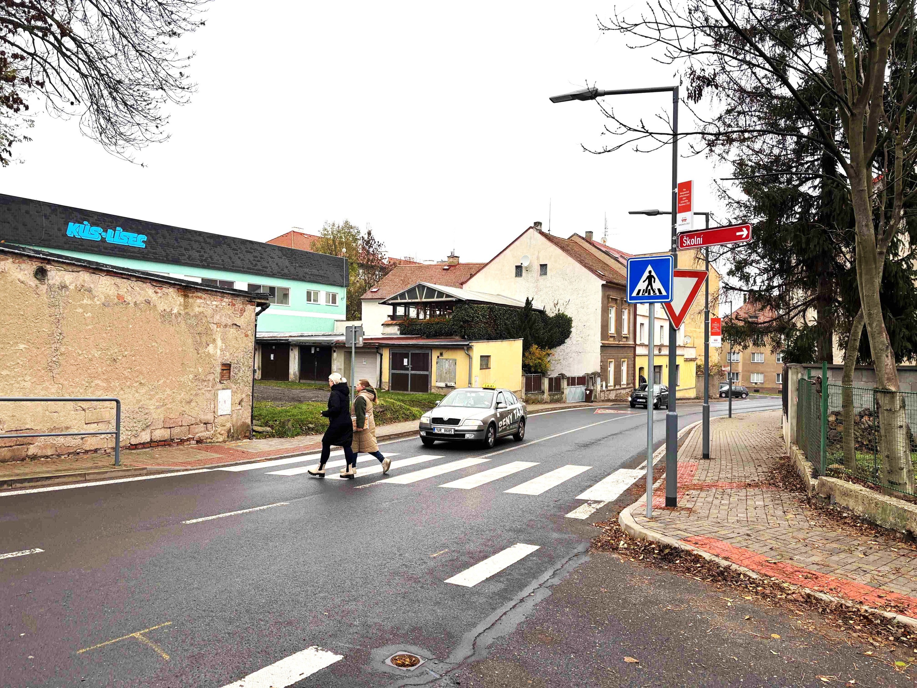 Oranžový přechod Bílina