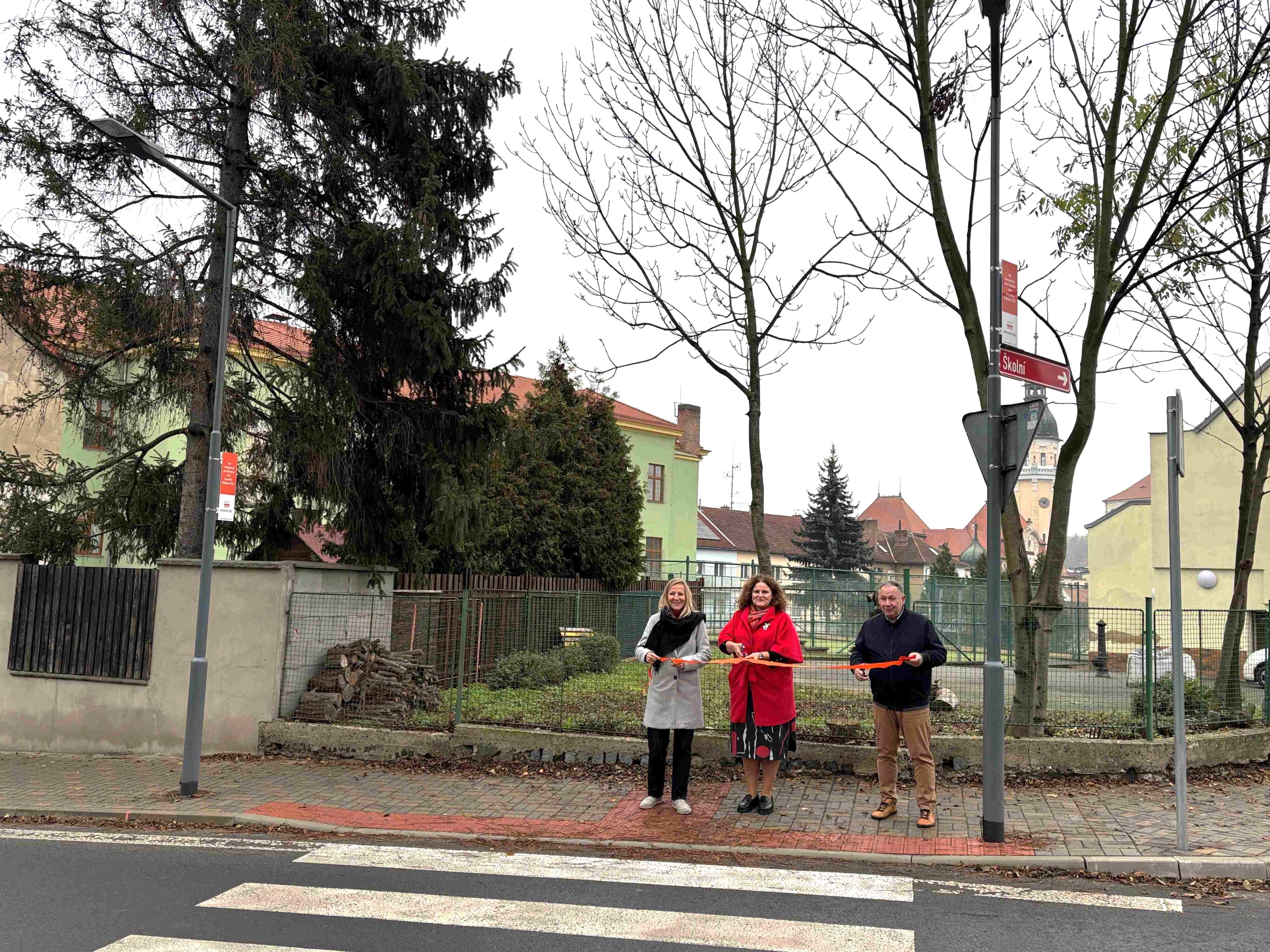 Oranžový přechod Bílina