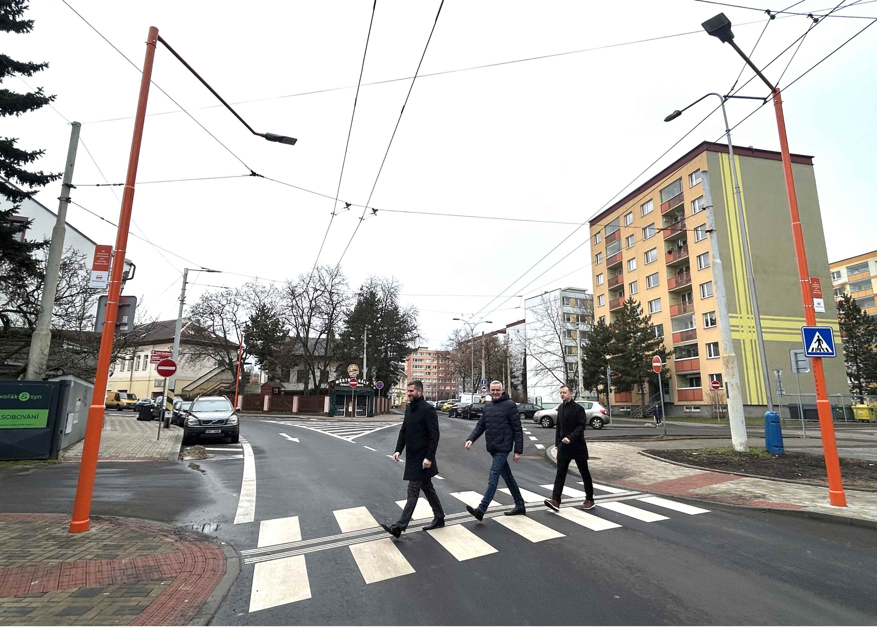 3x Oranžový přechod Teplice