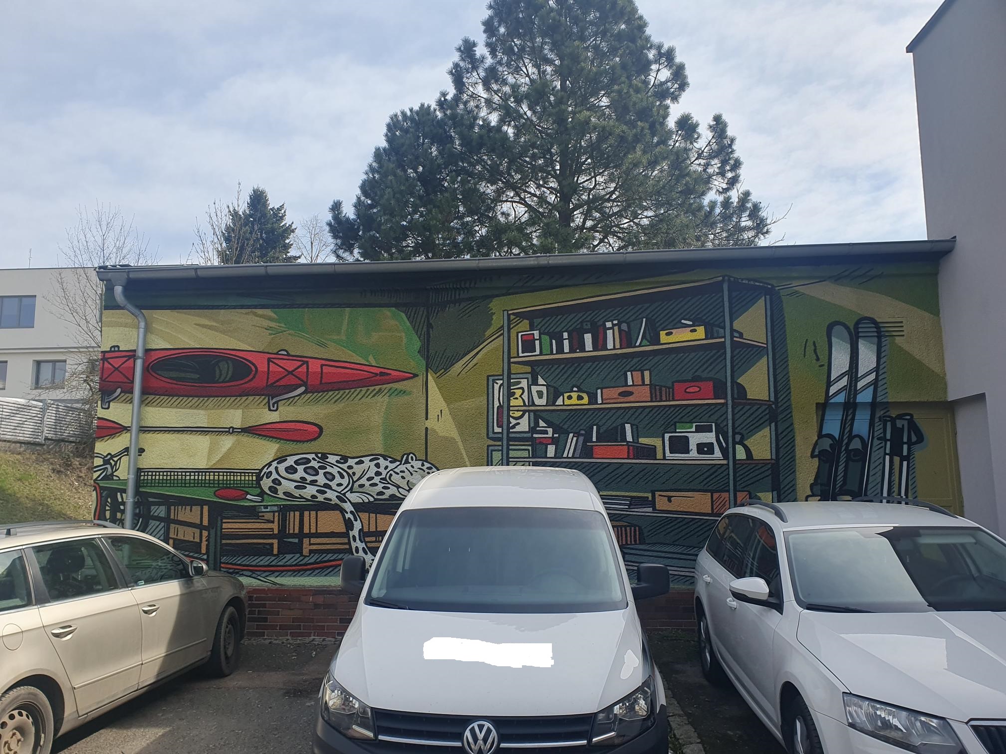 Trafostanice v Plzni-Doubravce, Sluneční ulice