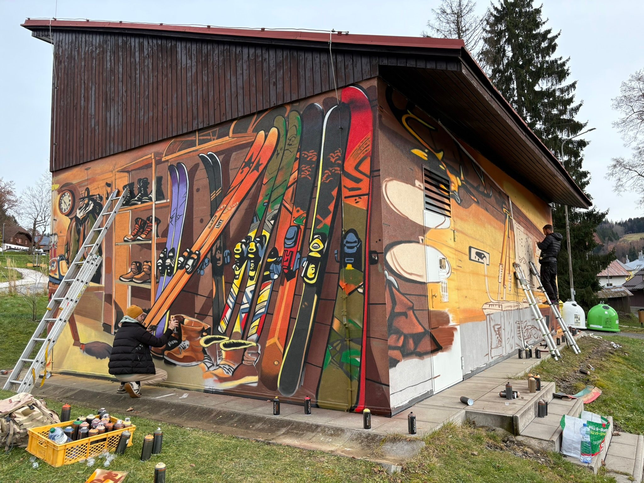 Trafostanice v Železné Rudě