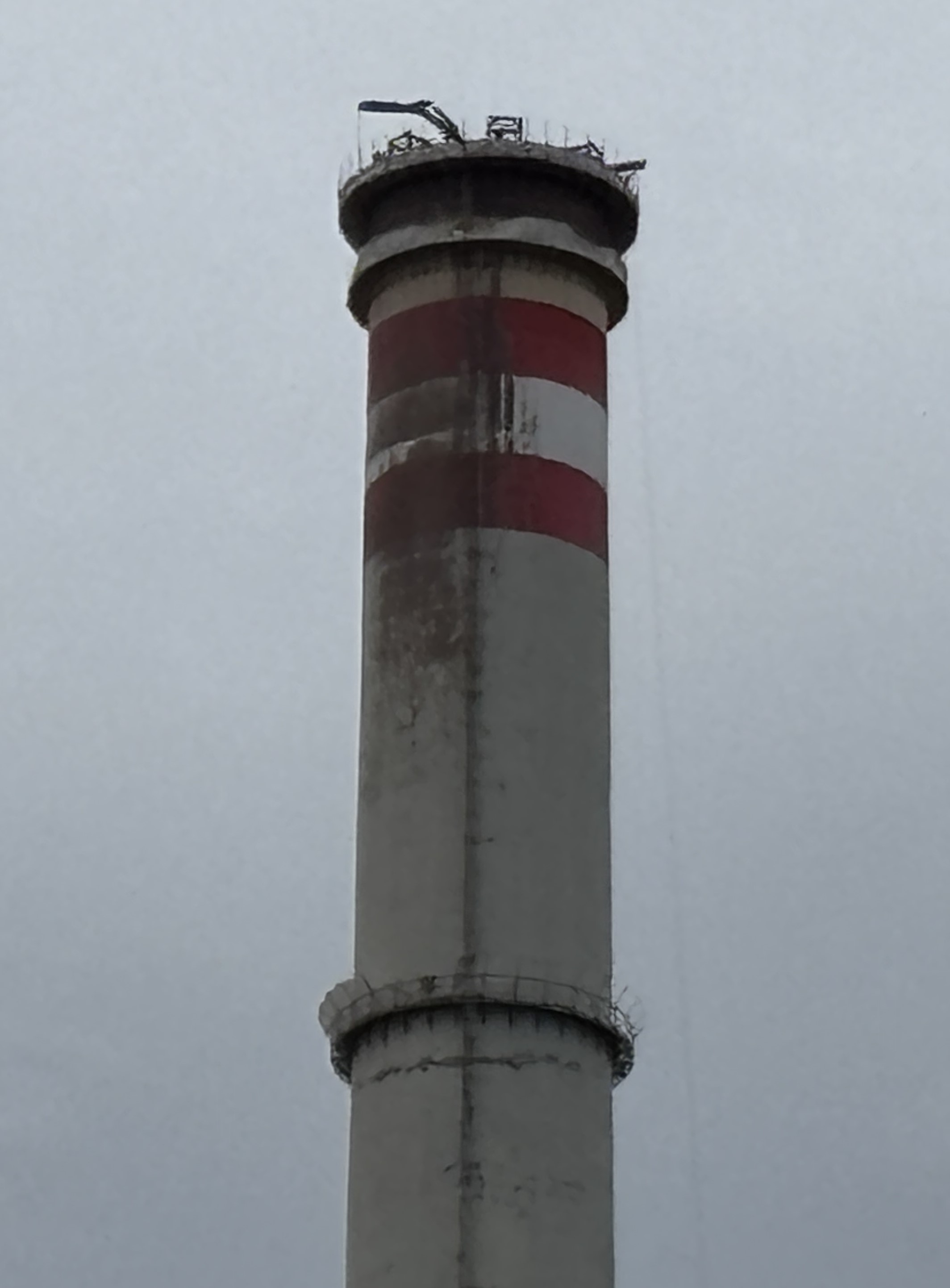 Demolice komína EPR2