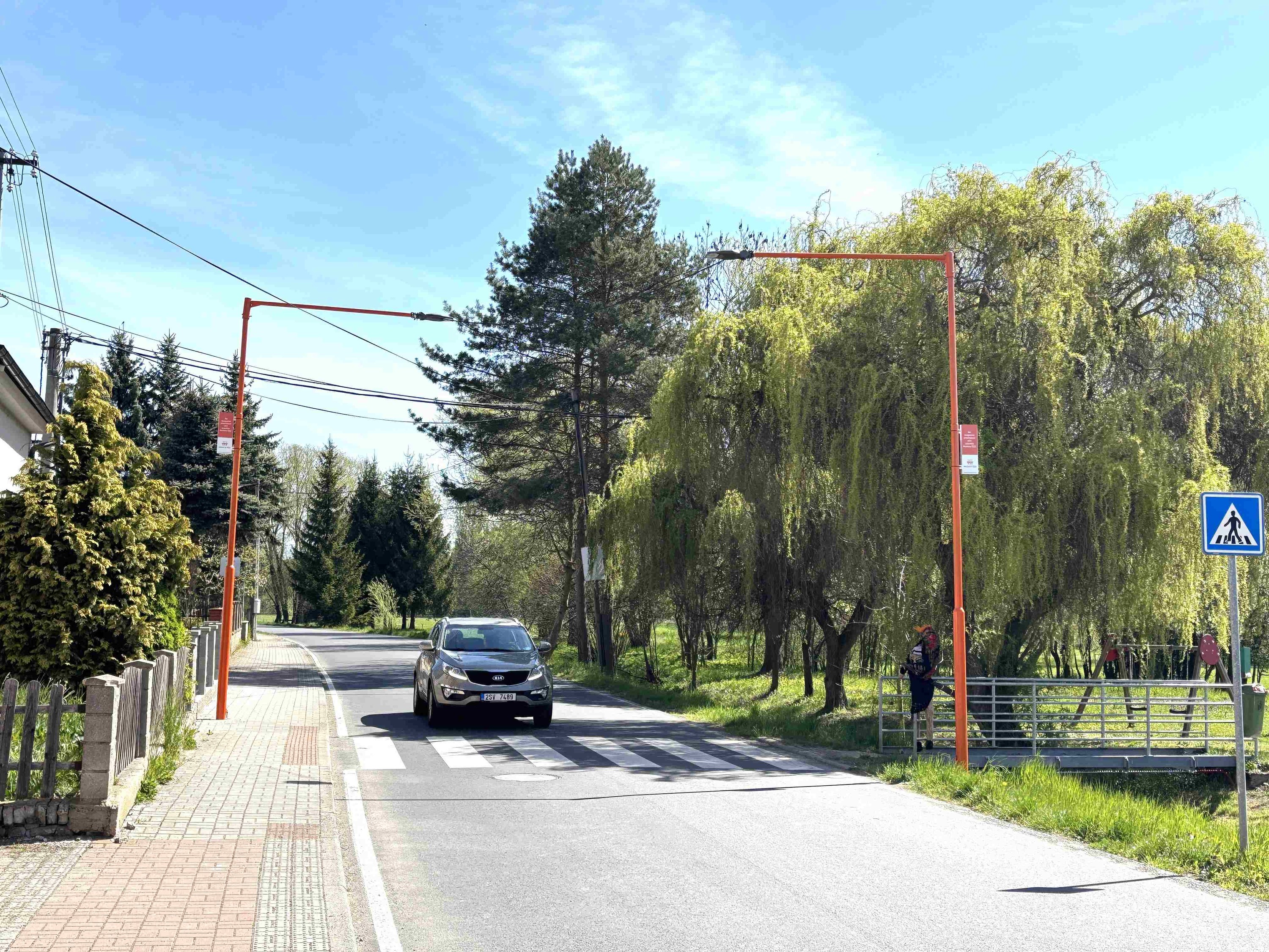 Oranžový přechod Řisuty