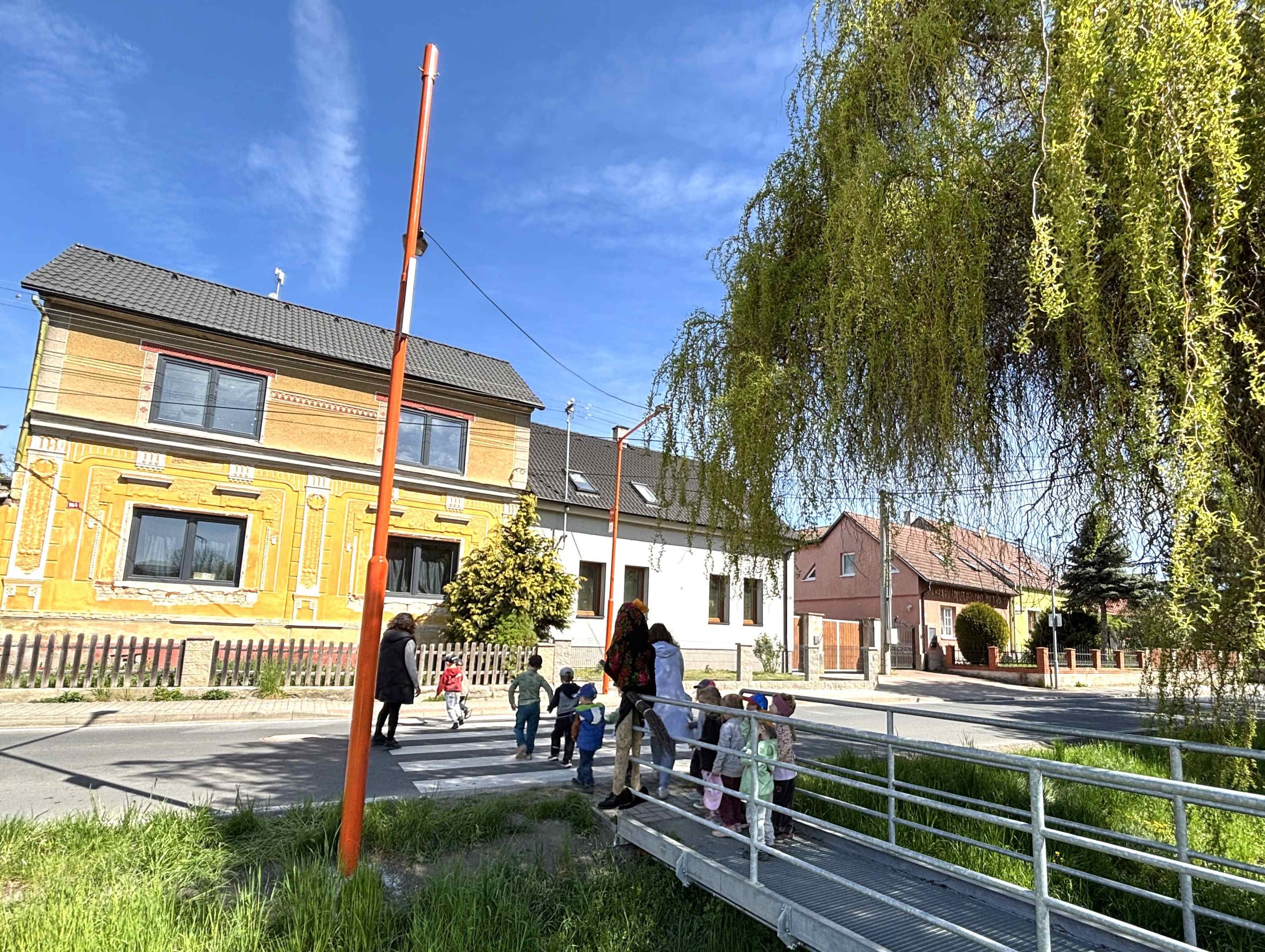 Oranžový přechod Řisuty