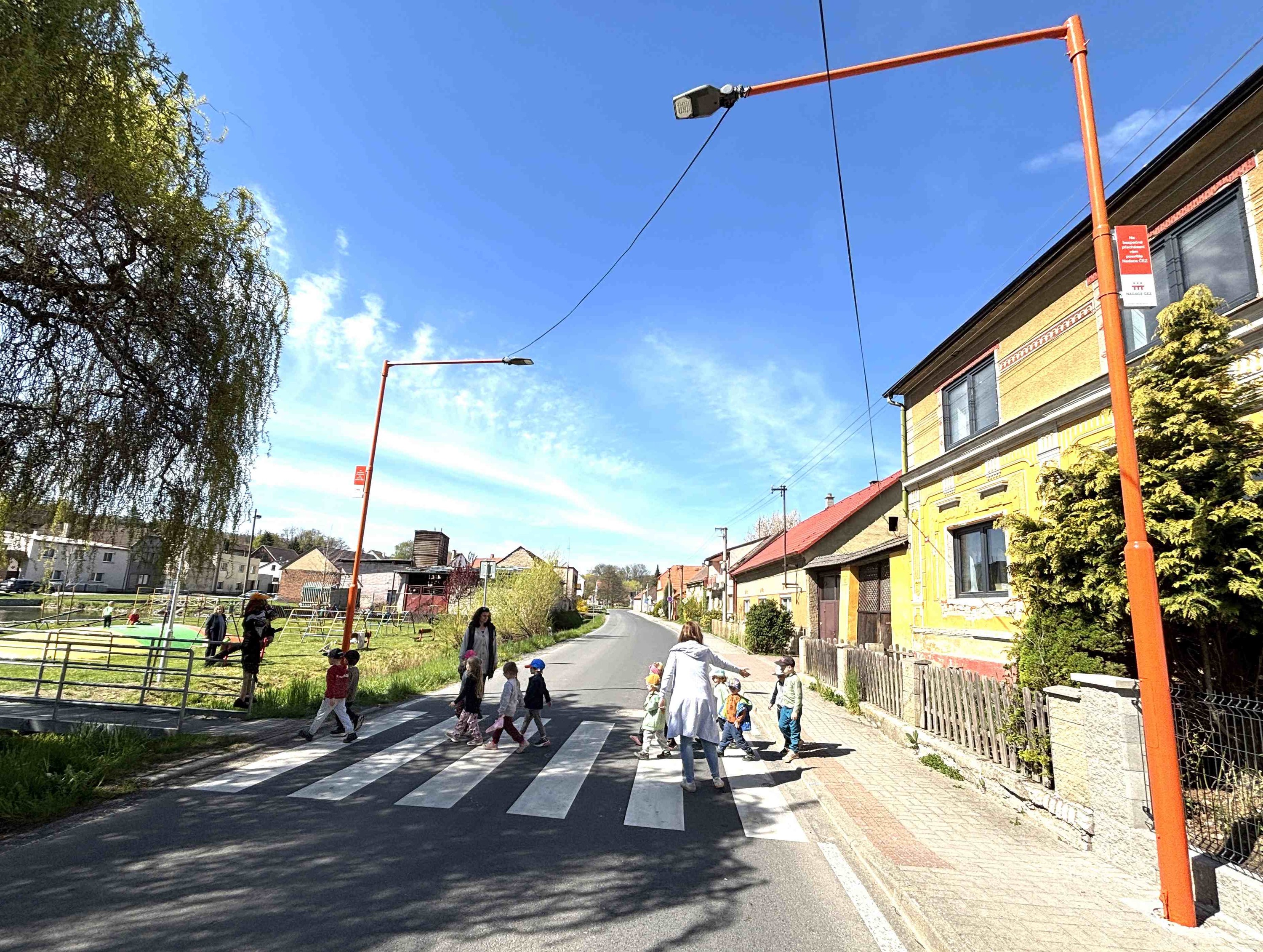 Oranžový přechod Řisuty