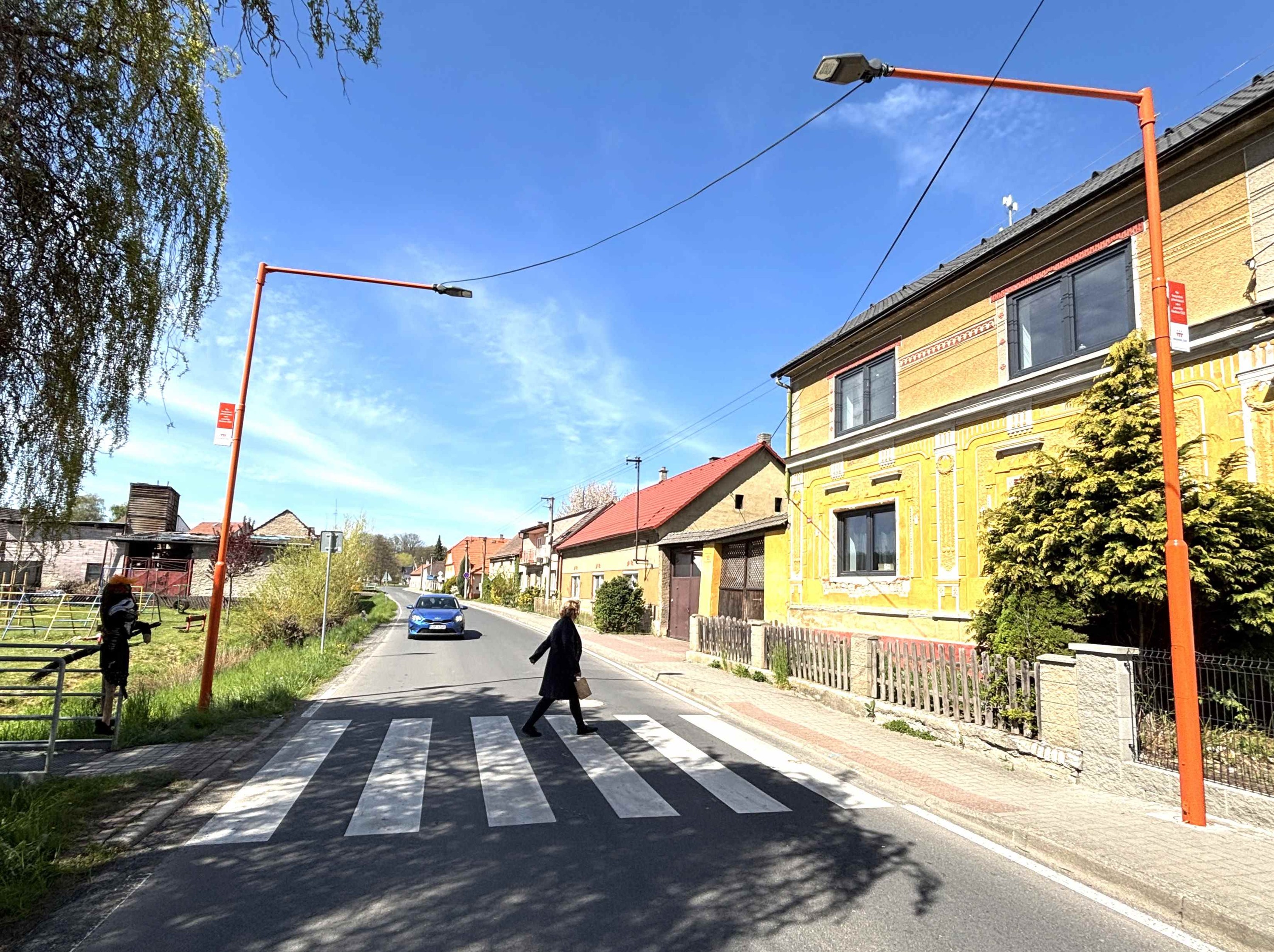 Oranžový přechod Řisuty