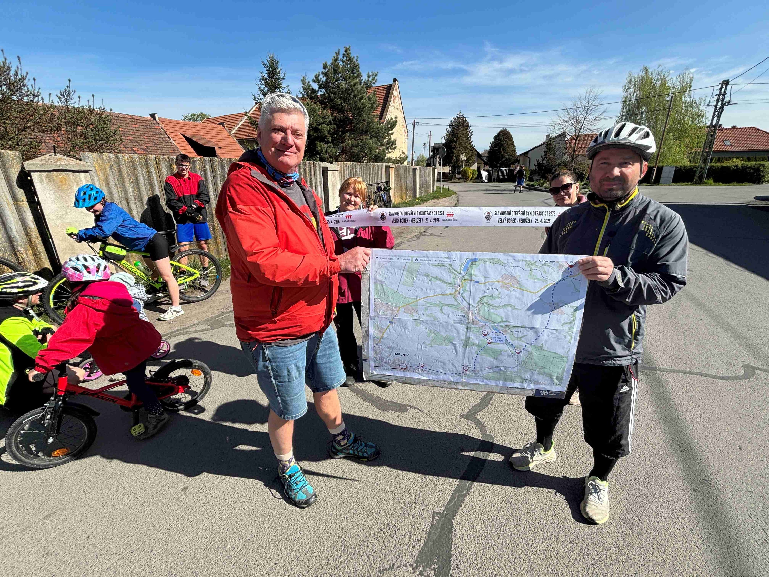 Nová cyklostezka na Mělnicku