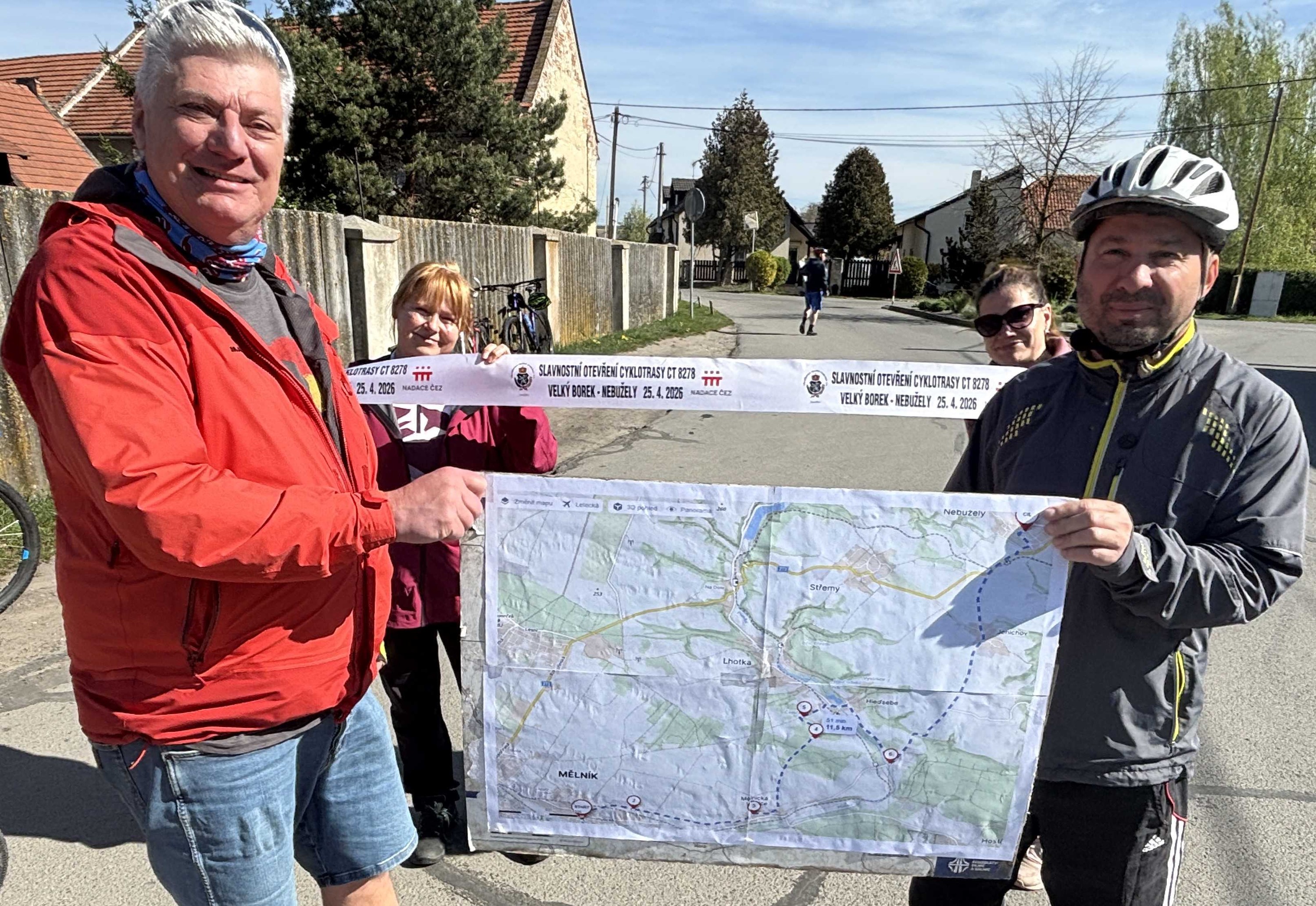 Nová cyklostezka na Mělnicku