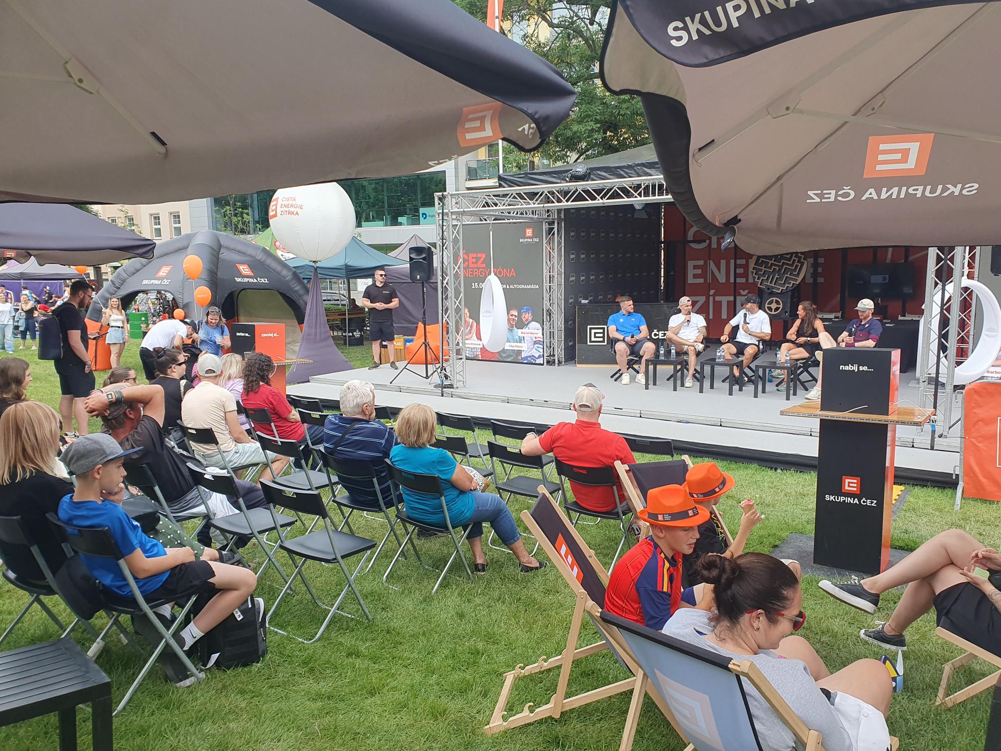 Atmosféra ČEZ Festu v Pzni