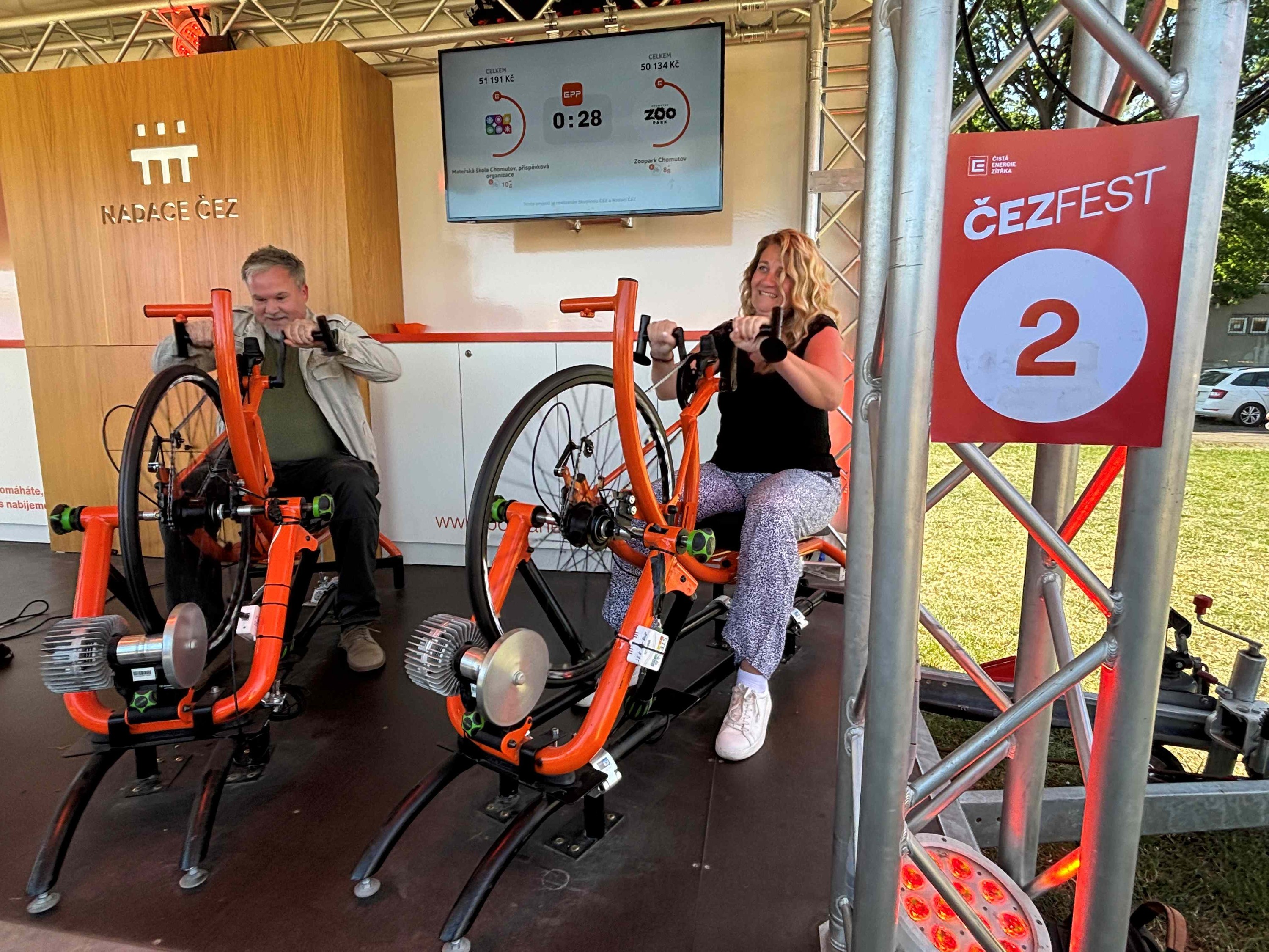 Oranžové kolo ČEZFEST Chomutov