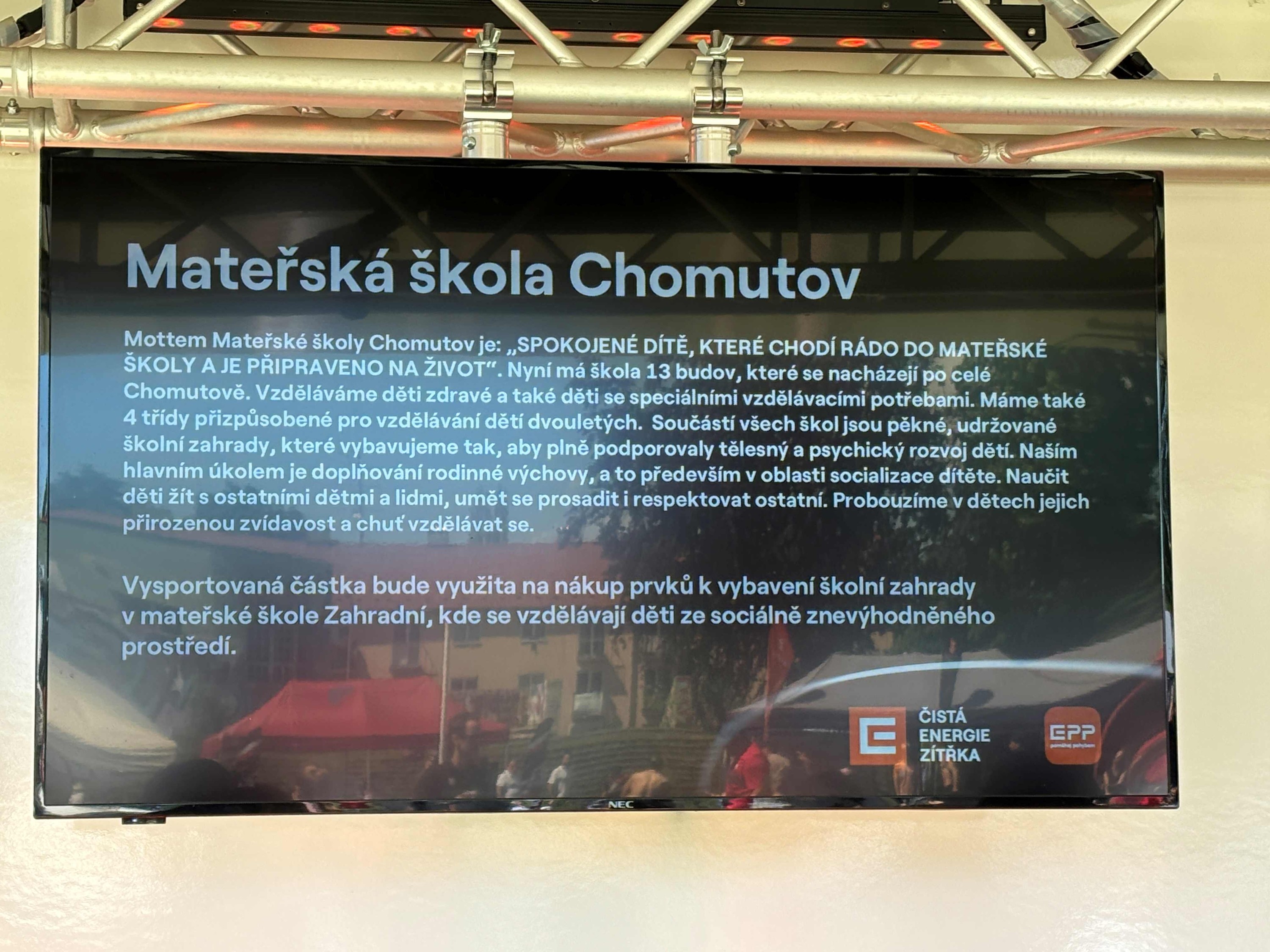 Oranžové kolo ČEZFEST Chomutov