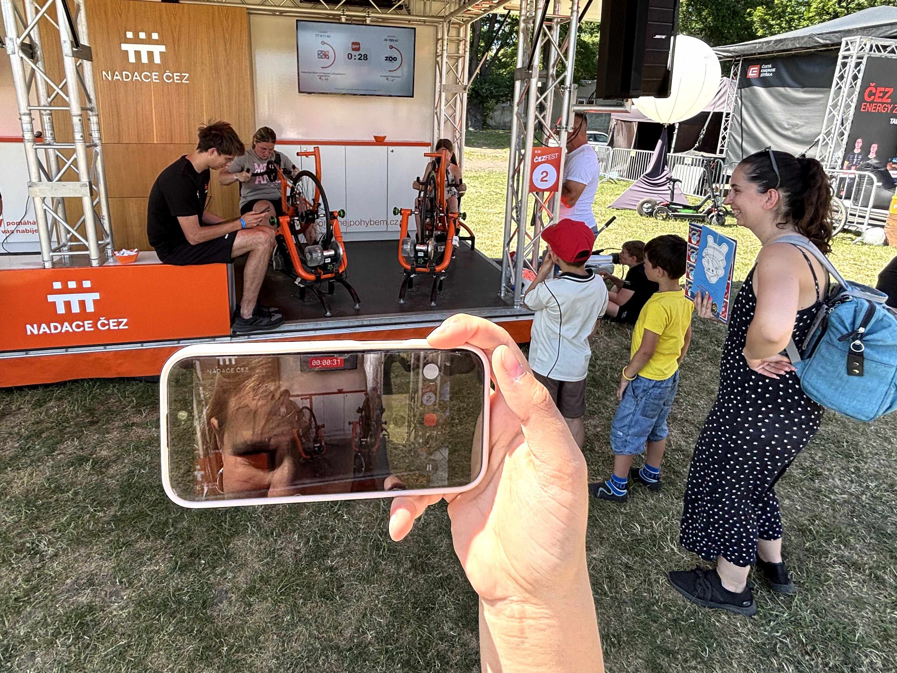 Oranžové kolo ČEZFEST Chomutov