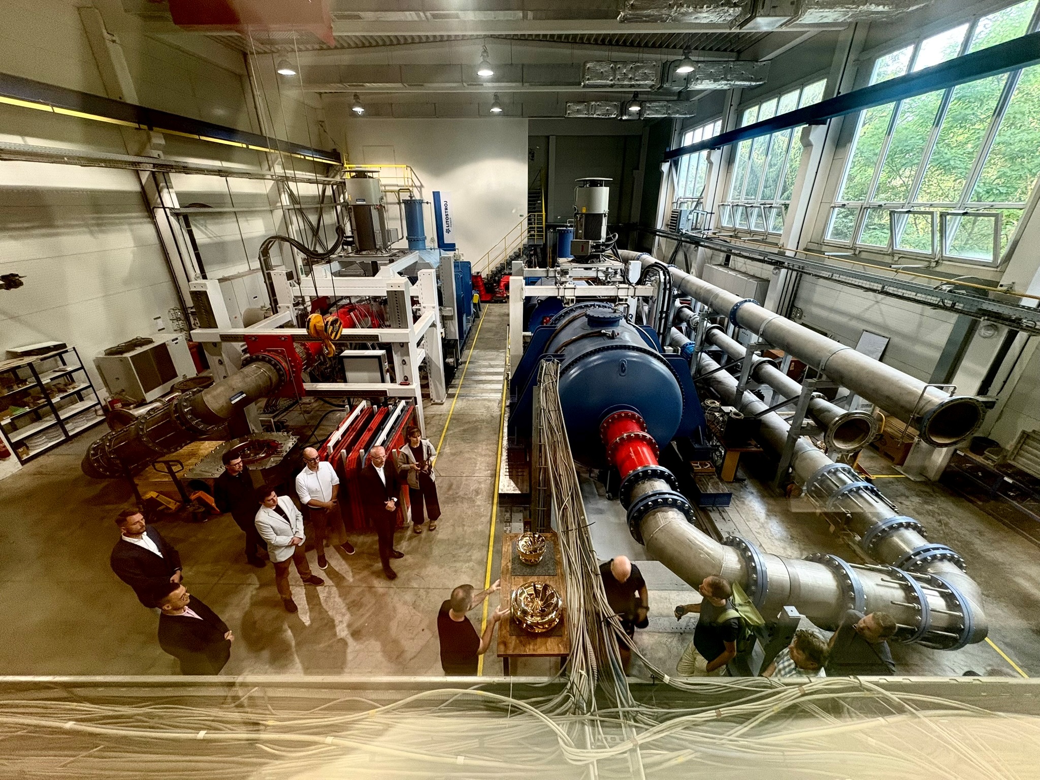 Hydraulická laboratoř Litostroj Engineering v Blansku