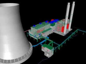 Model paroplynové elektrárny