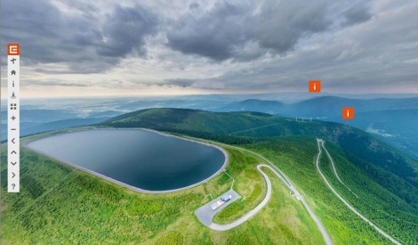 virtuální prohlídka - přečerpávací VE Dlouhé stráně