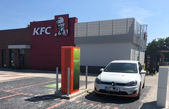 Rychlodobíjecí stanice - KFC Děčín