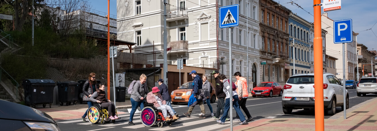 Oranžový přechod