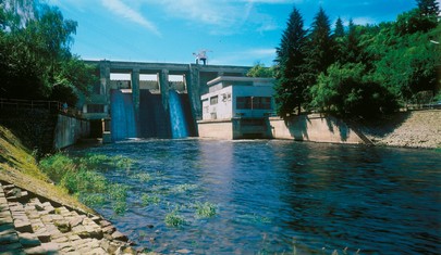 Malá vodní elektrárna Brno-Kníničky