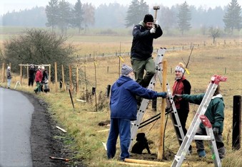 Národní Geopark Ralsko pokračuje ve výsadbě Aleje vzpomínek na památku zaniklých obcí v bývalém vojenském prostoru. Další jabloně a hrušně, které v sobotu 20. listopadu vysadili zaměstnanci Geoparku spolu s dobrovolníky a přáteli, připomínají pohnutou historii kraje. Pocházejí totiž z roubů starých ovocných stromů, které přežily jako poslední připomínka bývalého osídlení. 

