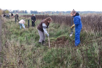 Národní Geopark Ralsko pokračuje ve výsadbě Aleje vzpomínek na památku zaniklých obcí v bývalém vojenském prostoru. Další jabloně a hrušně, které v sobotu 11. listopadu vysadili zaměstnanci Geoparku spolu s dobrovolníky a přáteli, tak připomínají pohnutou historii kraje. Pocházejí totiž z roubů starých ovocných stromů, které přežily jako poslední připomínka bývalého osídlení. Výsadbu již po čtvrté v řadě podpořila Nadace ČEZ v rámci grantu Stromy.

