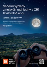 Vysokou návštěvnost měly dva Večerní rozhledy z rozhledny v závěru loňského roku. A právě jimi 27. ledna zahajuje infocentra svou letošní nabídku tematicky zaměřených akcí pro veřejnost. 